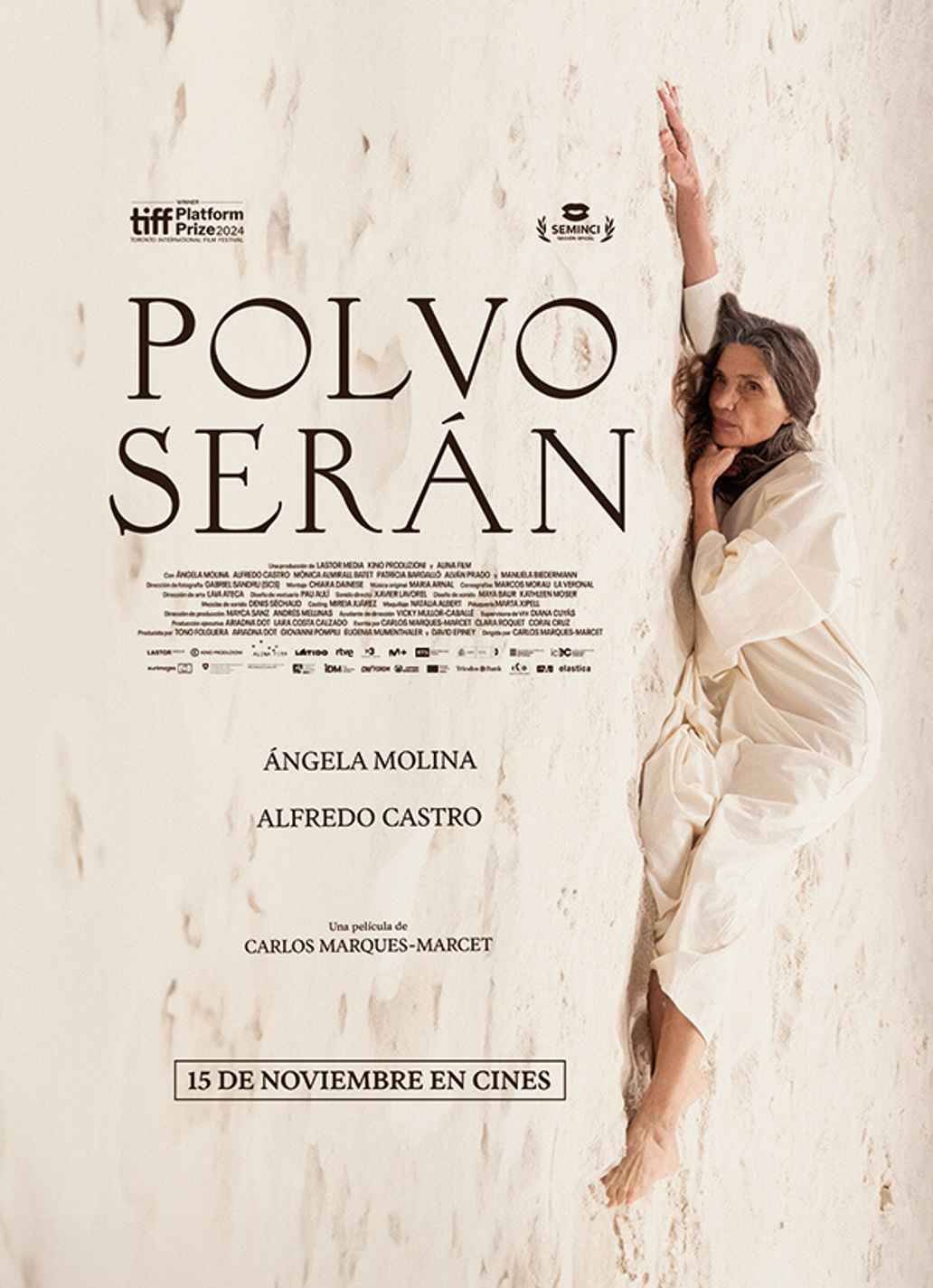 Cartel de 'Polvo serán'